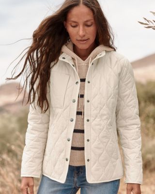 Quilted field jacket best sale