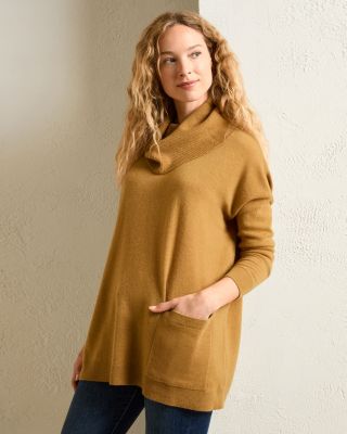 Mustard cowl neck shop sweater