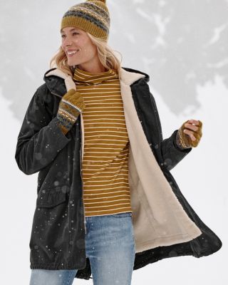 2-in-1 Sherpa-Lined Coat | Garnet Hill