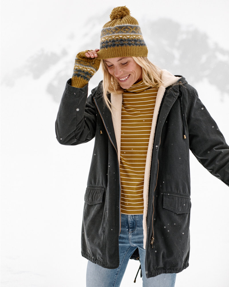 2-in-1 Sherpa-Lined Coat | Garnet Hill