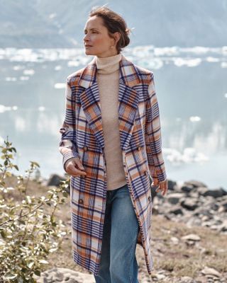 Plaid Wool Coat | Garnet Hill