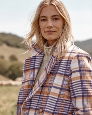 Plaid Wool Coat | Garnet Hill