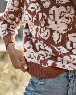 Recycled-Cashmere Jacquard Pullover | Garnet Hill