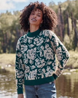 Recycled-Cashmere Jacquard Pullover