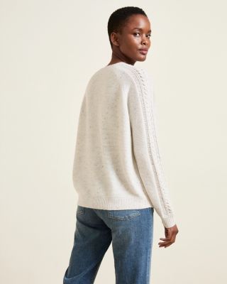 Recycled-Cashmere Cypress Sweater | Garnet Hill