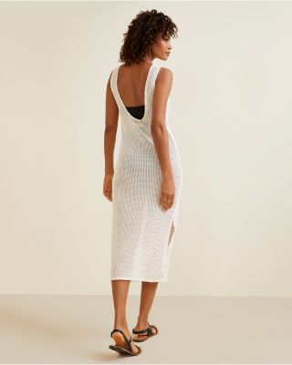 white christmas dresses Crochet Knit Dress main image 0