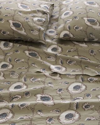 Astoria Floral Relaxed-Linen Sheets