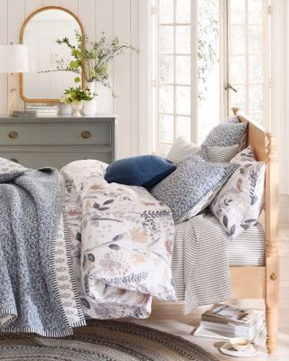 Wildflower Relaxed-Linen Sheets | Garnet Hill