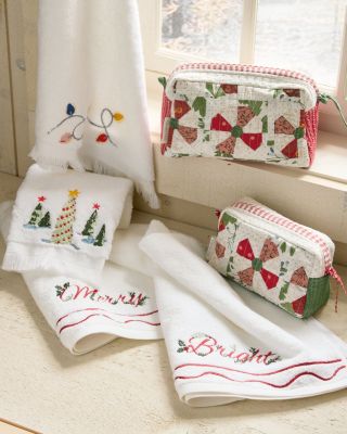 Embroidered Hand Towels – Set of 2 | Garnet Hill