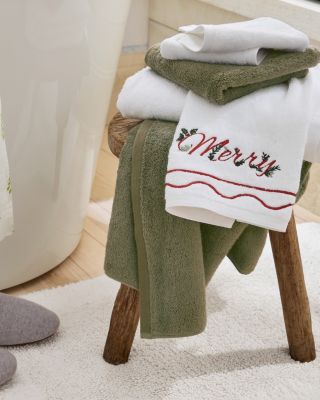 Embroidered Hand Towels – Set of 2 | Garnet Hill