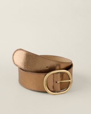 Lucia Wide Leather Belt | Garnet Hill