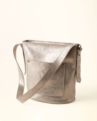 Mini Distressed Bucket Bag