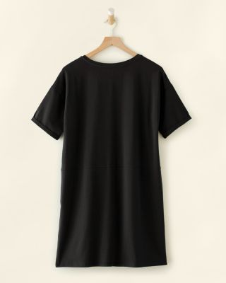 round neck shirt dress Ladiyo Women T Shirt Dress Summer Fashion Mini Crew Neck Short Sleeve Solid  Color Casual Dresses with Pocket at Amazon Women's Clothing store