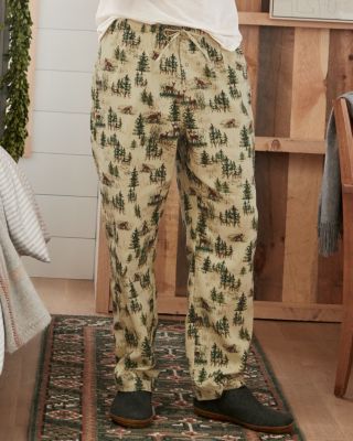 Organic-Pima-Cotton Flannel Sleep Pants
