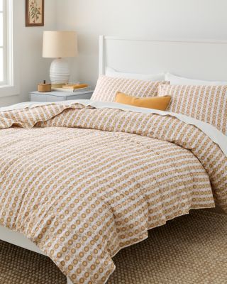Essential Petite-Print Lightweight Comforter or Throw | Garnet Hill